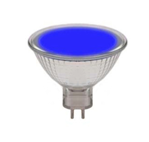 Halogeenlamp MR16 50mm 35W 12V GU5.3 38° blauw