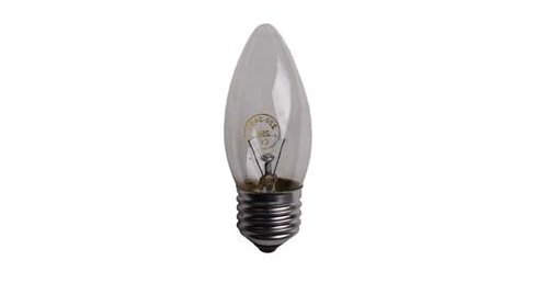 Toplux kaarslamp 25W E27 230V helder