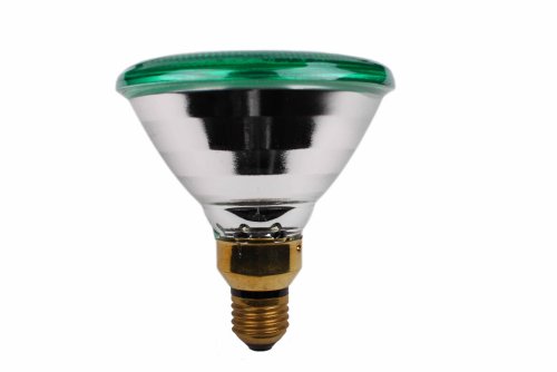 Philips persglaslamp PAR38 80W E27 230V flood 30° groen