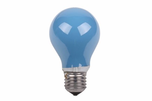 Normaallamp 25W E27 230V blauw
