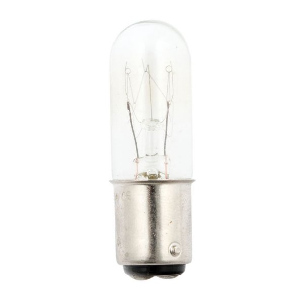 Buislamp 5-7W Ba15d 220-260V 16x54mm helder