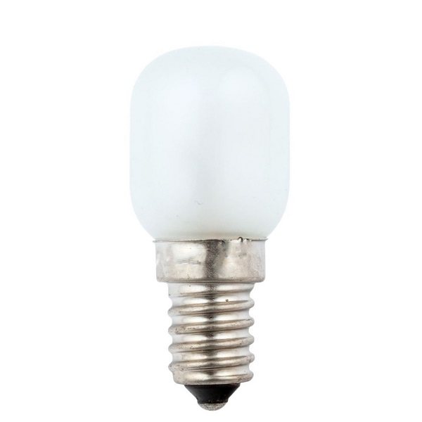 Schakelbordlamp 25W E14 230V T26 26x57mm mat