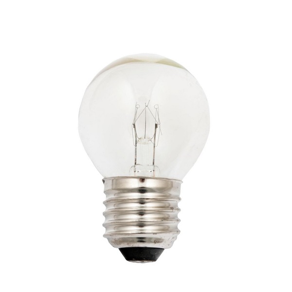 Ovenlamp kogel 15W E27 230V 300° helder