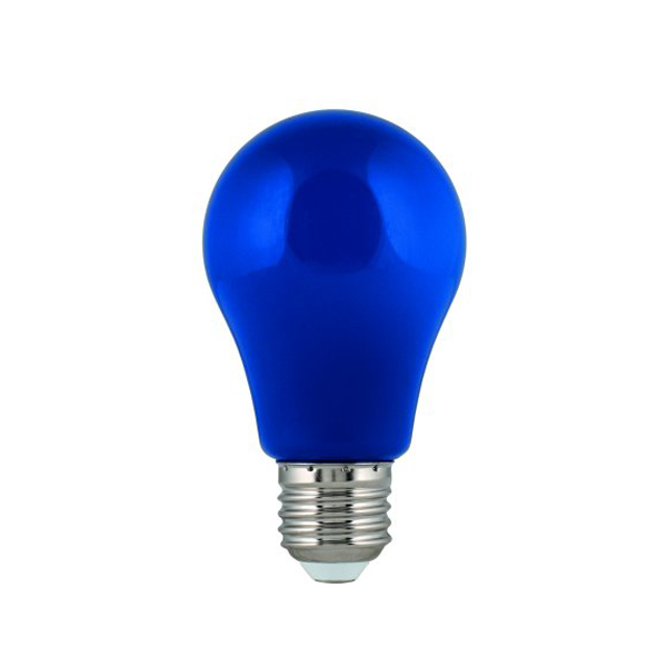 Bailey BaiColour LED normaallamp 2W E27 230V A60 IP44 met kunststof bol blauw niet dimbaar