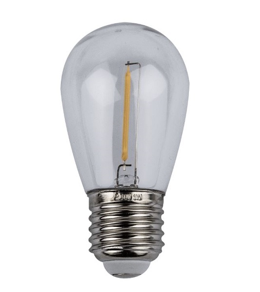 Showgear LED lamp 1W E27 822 2200K 220-240V S14 IP44 helder dimbaar
