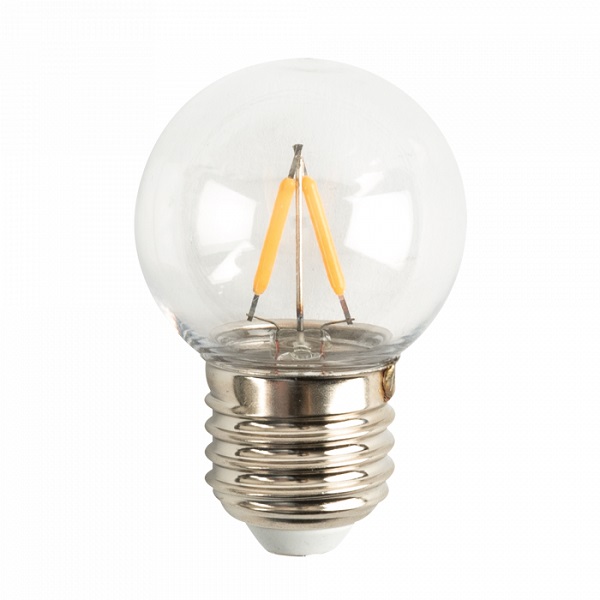 Showgear LED kogellamp 2W E27 warmwit 220-240V P45 IP44 helder dimbaar
