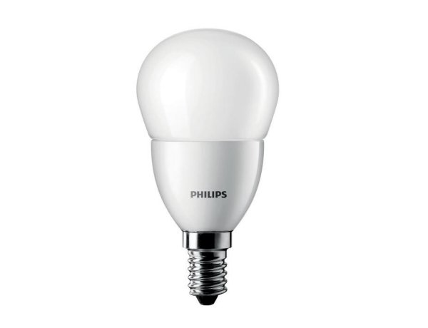 Philips CorePro LED kogellamp 5,5W=40W E14 220V-240V 2700K kleur 827 P45 mat niet dimbaar