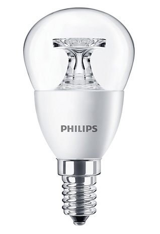 Philips CorePro LED kogellamp 5,5W=40W E14 220V-240V 2700K kleur 827 P45 helder niet dimbaar