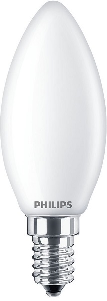 Philips CorePro LED B35 kaarslamp 6,5W=60W E14 220V-240V 865 6500K  mat niet dimbaar