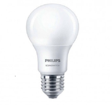 Philips LED normaallamp SSW 8W-60W E27 220V-240V 2700K kleur 827 A60 mat