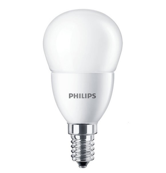 Philips CorePro LED kogellamp 7W-60W E14 220V-240V 4000K kleur 840 P48 mat niet dimbaar