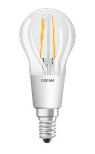 Osram Parathom GLOWDim Classic P filament LED kogellamp 4,5W=40W E14 220V-240V 2700K kleur 827 helder dimbaar
