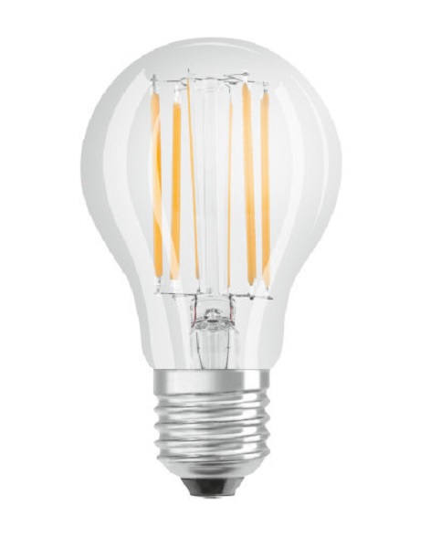 Osram Parathom Dim Classic A filament LED normaallamp 8,5W=75W E27 220V-240V 2700K kleur 827 helder dimbaar