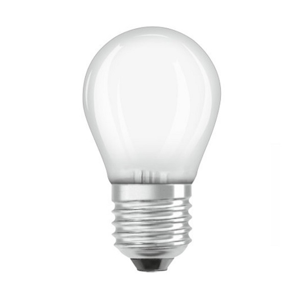 Osram Retrofit Classic P LED kogellamp 5W=40W E27 220-240V 2700K kleur 827 mat dimbaar