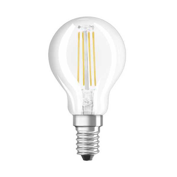 Osram Parathom Retrofit Classic P filament LED kogellamp 5W=40W E14 220V-240V 2700K kleur 927 helder dimbaar