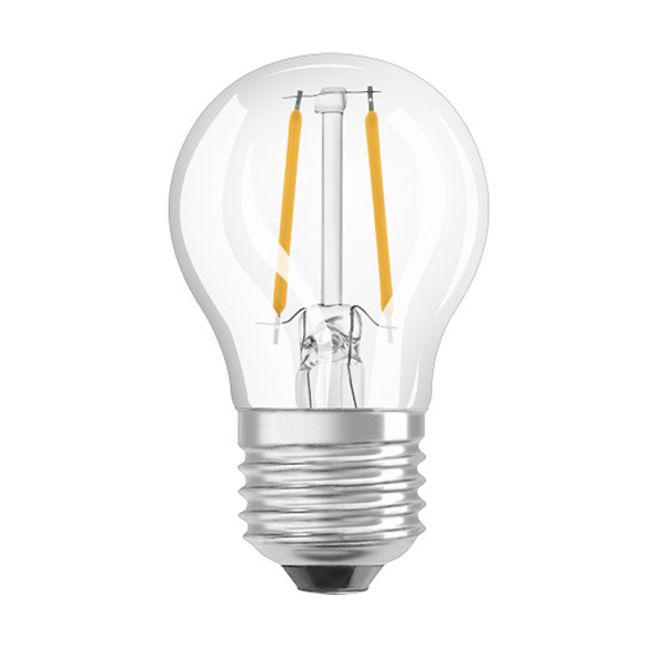 Osram Parathom Retrofit Classic P filament LED kogellamp 5W=40W E27 220V-240V 2700K kleur 927 helder dimbaar