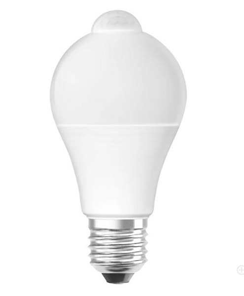 Osram LED Star+ Classic A motion sensor LED normaallamp 9W=60W E27 220V-240V 827 mat niet dimbaar
