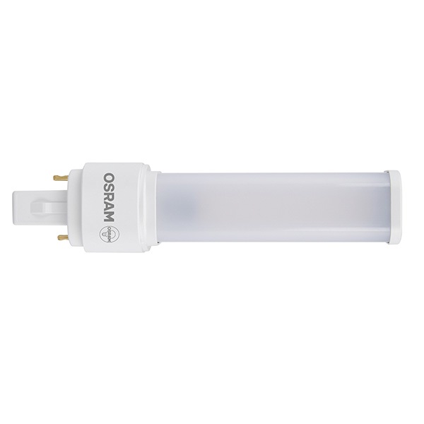 Osram Dulux D LEDlamp EM & AC Mains 5W=10W G24d-1 2P (2-pins) 220V-240V 830 3000K niet dimbaar