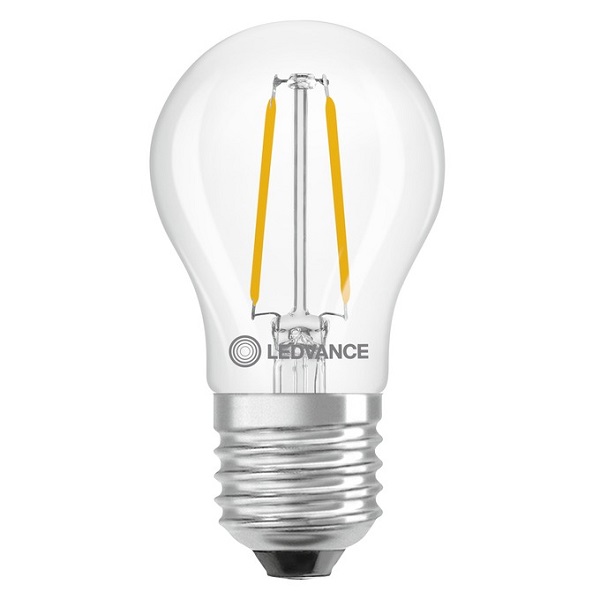 Ledvance Performance Class filament LED kogellamp 1W=15W E27 220V-240V 827 2700K helder niet dimbaar