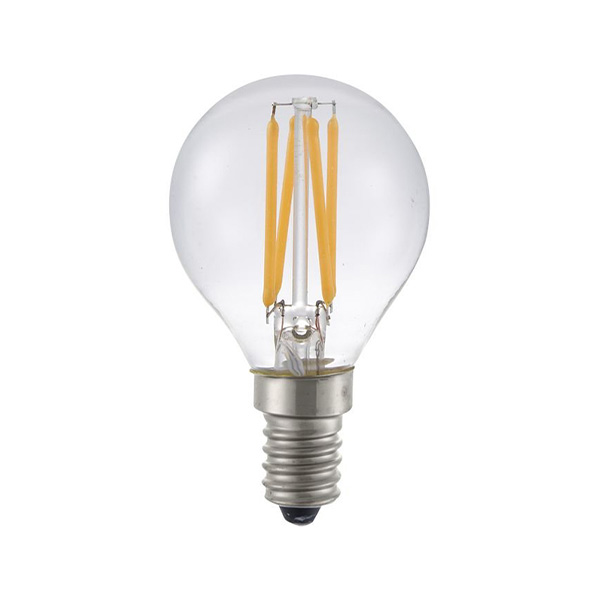 SPL filament LED kogellamp 4W E14 230V 2500K kleur 925 helder dimbaar