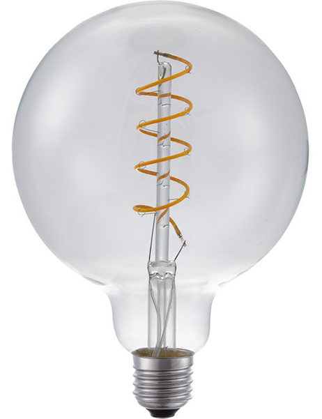 SPL flexLED filament globelamp AX 4W E27 230V 2200K kleur 922 125mm helder dimbaar