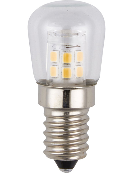 SPL Pygmy LED buislamp 2W E14 230V 2700K kleur 827 helder koelkast niet dimbaar