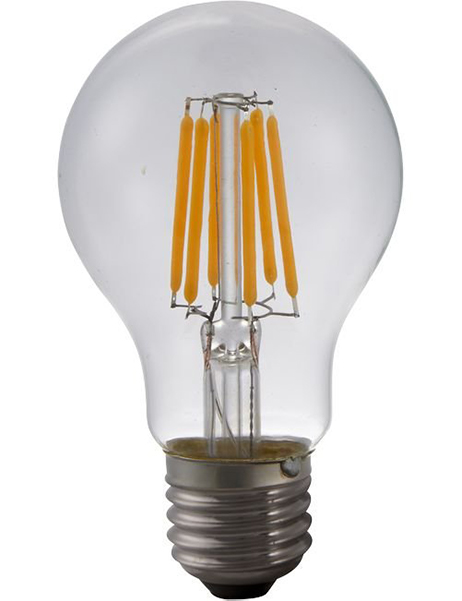 SPL filament LED normaallamp 5,5W E27 230V 2200K kleur 922 helder dimbaar