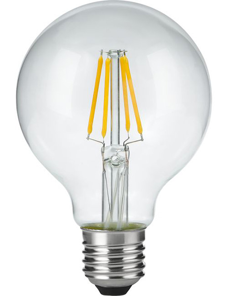 SPL filament LED globelamp 80mm 4W E27 230V 2500K kleur 925 helder dimbaar
