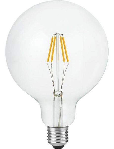 SPL filament LED globelamp 125mm 4W E27 230V 925 2500K helder dimbaar