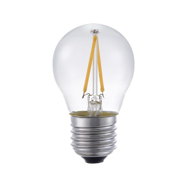 SPL filament LED kogellamp 2W E27 230V 2200K kleur 922 helder dimbaar