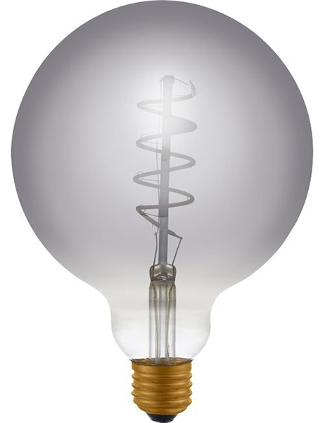 SPL flexLED filament LED globelamp 125mm AX 4,5W E27 230V 2200K kleur 922 smoke dimbaar