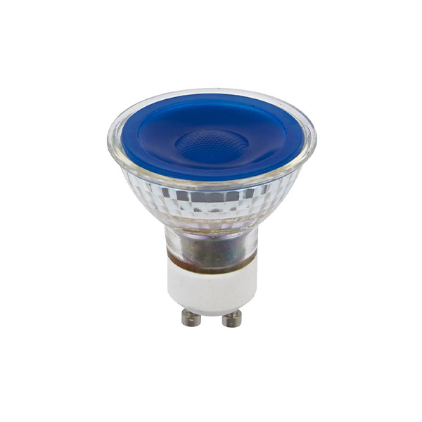SPL LEDspot MR16 5W GU10 230V blauw 38° niet dimbaar