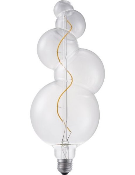 SPL Big Flex flexLED filament Bubble-5 LEDlamp 4W E27 230V 2200K kleur 922 helder dimbaar