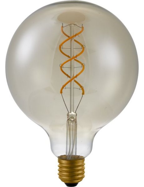 SPL flexLED filament LED globelamp 125mm DH 5W E27 2000K 230V kleur 820 goud dimbaar
