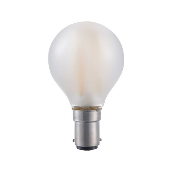 SPL filament LED kogellamp 1,5W=15W Ba15d 230V 2500K kleur 925 mat dimbaar