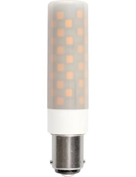 SPL LED buislamp 6W Ba15d 230V 3000K kleur 830 mat dimbaar