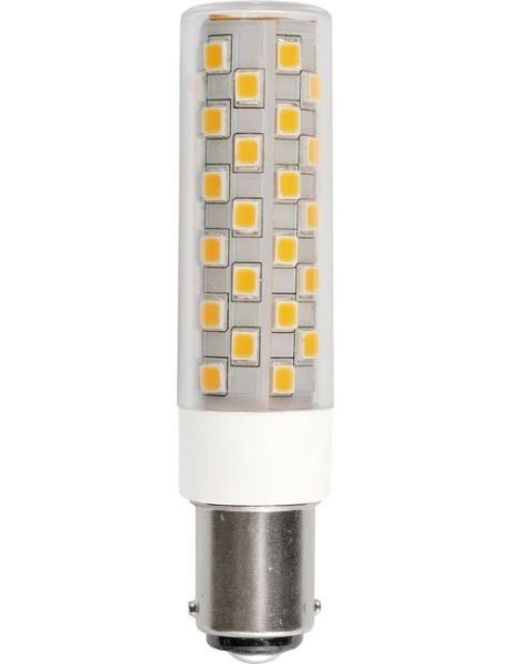 SPL LED buislamp 6W Ba15d 230V 3000K kleur 830 helder dimbaar