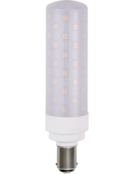 SPL LED buislamp 10W Ba15d 230V 3000K kleur 930 opaal dimbaar