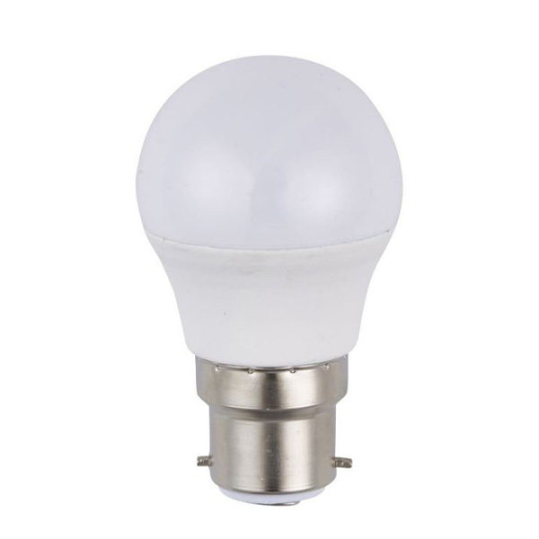 SPL LED kogellamp 3W=25W Ba22d 12V-60V 3000K kleur 830 opaal niet dimbaar