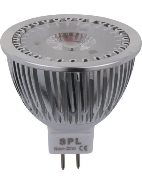 SPL LEDspot MR16 4W GU5.3 12V-25V 4000K kleur 840 45° niet dimbaar