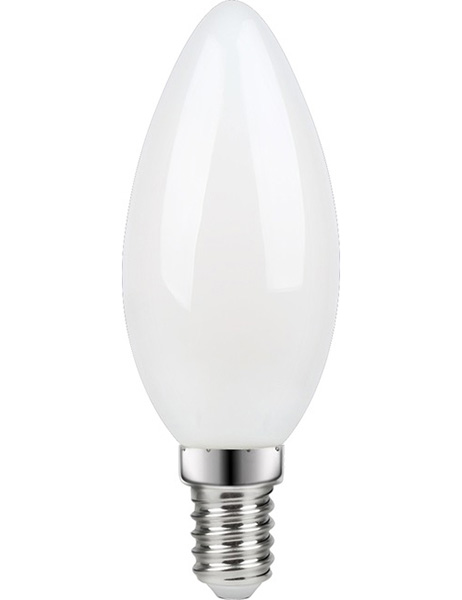SPL filament LED kaarslamp 5W E14 230V 2700K kleur 827 mat dimbaar