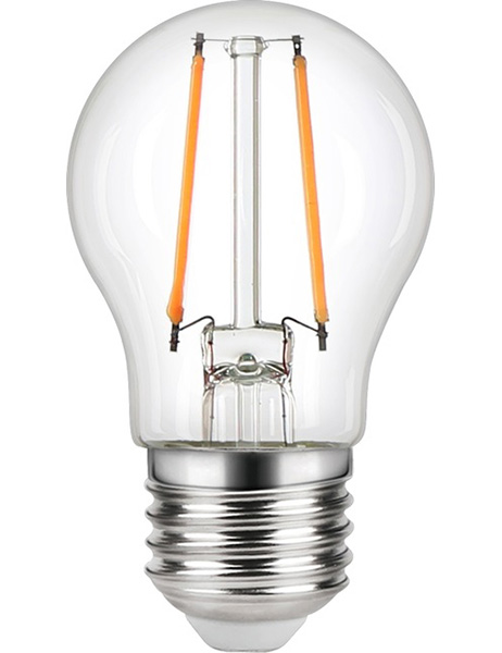 SPL filament LED kogellamp 3W E27 230V 2700K kleur 822 helder dimbaar