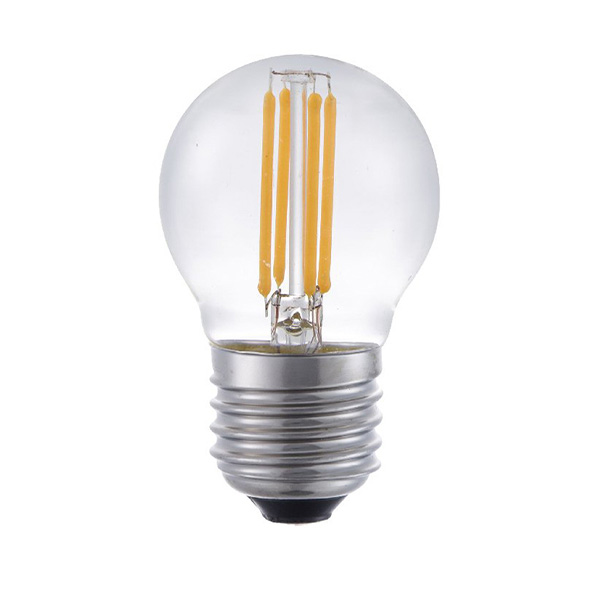 SPL filament LED kogellamp 4W E27 230V 2200K kleur 822 helder dimbaar