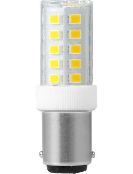 SPL LED buislamp 3,5W Ba15d 230V 3000K kleur 830 helder niet dimbaar