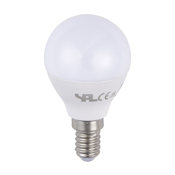 SPL LED kogellamp 3W=26W E14 100V-250V 3000K kleur 830 mat niet dimbaar