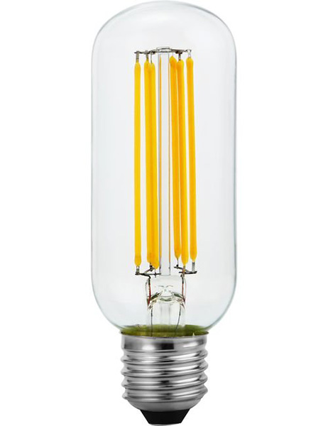 SPL filament LED buislamp 6,5W E27 230V 2500K kleur 925 45x130mm helder dimbaar