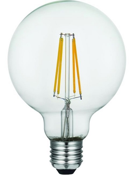 SPL filament LED globelamp 95mm 8W E27 230V 925 2500K helder dimbaar
