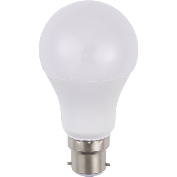 SPL LED normaallamp 10W Ba22d 12V-60V 830 3000K opaal niet dimbaar