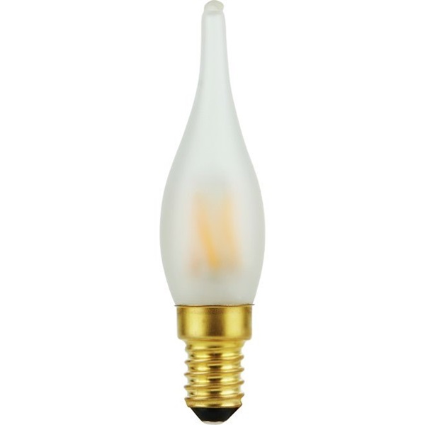 SPL filament LED bentip mini kaarslamp 1,8W E14 220V-240V 925 2500K mat dimbaar