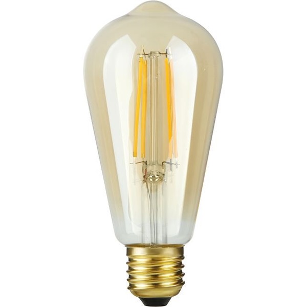 SPL filament LED Rustika ST64 lamp 4,7W E27 220V-240V 922 2200K goud dimbaar